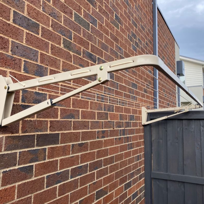 How To Install A Fold Down Clothesline DIY At Bunnings