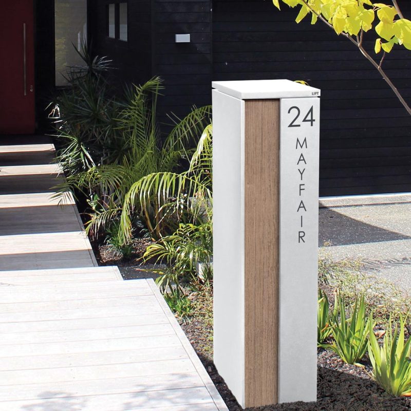 Freestanding Letterboxes - Modern Pillar Letterbox Designs