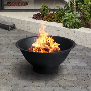 Dakota 72cm Black Fire Pit | Milkcan Outdoor Products