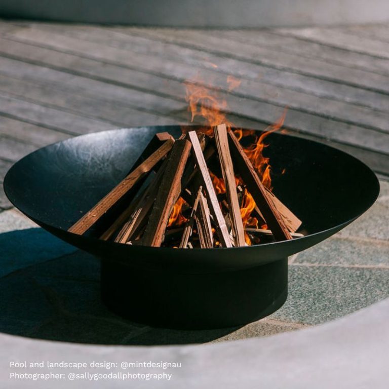 Tucson 90cm Black Fire Pit | Milkcan Outdoor Products