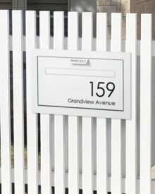 Shop House Number Decals