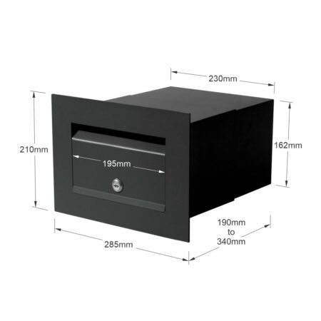 Milkcan-161BLK-BLK-palazzo-brick-front-open-letterbox-black-dims-1100px