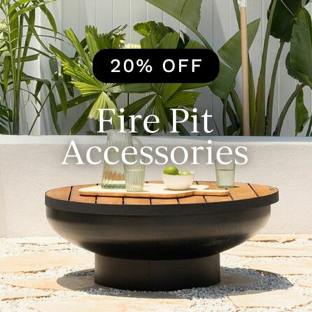 20% off Fire Pit Accessories Slider